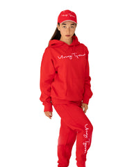 Young Tycoons Foundation Red Jogger Set