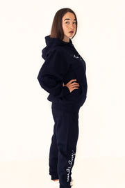 Young Tycoons Foundation Navy Blue Jogger Set